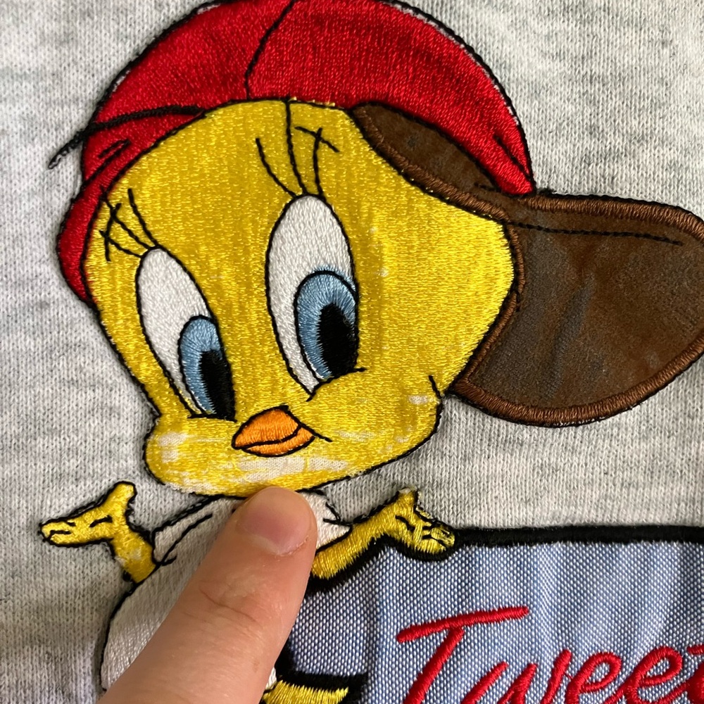 Vintage Tweety Bird Sweatshirt 1992 - Picture 3 of 7
